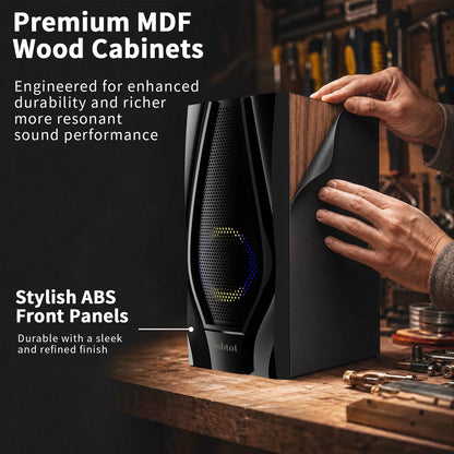 5.1 Bluetooth Home Theater Systems Surround Sound Speakers 1200 Watts 10 Inch Subwoofer 5.1/2.1 Channel Audio Stereo System with ARC Optical & USB Input for TV Ultra HD AV DVD FM Radio