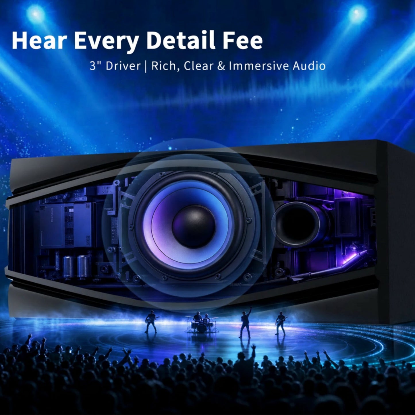 5.1 Bluetooth Home Theater Systems Surround Sound Speakers 1200 Watts 10 Inch Subwoofer 5.1/2.1 Channel Audio Stereo System with ARC Optical & USB Input for TV Ultra HD AV DVD FM Radio