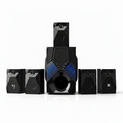 Surround Sound System Built for Theater Experience, 5.1 Channel, 1000W Peak Power, Bluetooth 5.3