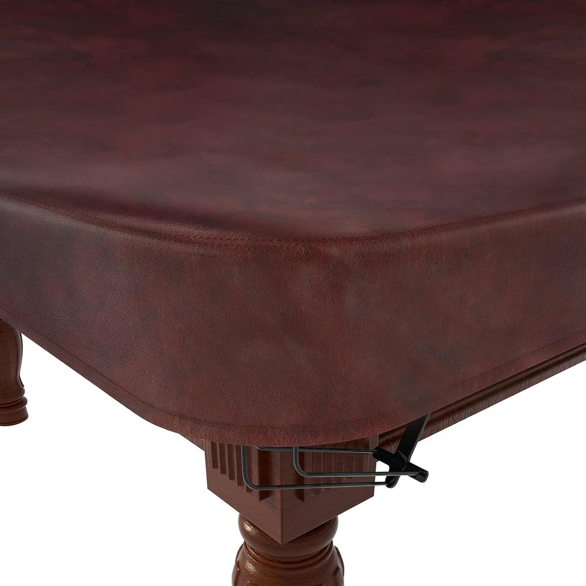 Pool Table Cover 8 Feet Leather/Brown/Waterproof Billiard Table Covers, 8Ft Pool Table Covers Outdoor for Billiard Pool Table