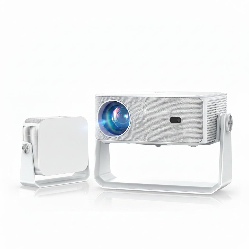 4K Outdoor Projector with Wifi and Bluetooth, Auto Focus & Keystone/Dolby Audio, Built-In Apps Compatible with Netflix/Youtube/Primevideo, Smart Proyector for Home Theater with HDR10+