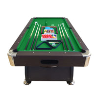 Pool Table Designed for Game Rooms, 8-Foot Full Size, Automatic Ball Return, Complete Accessory Set