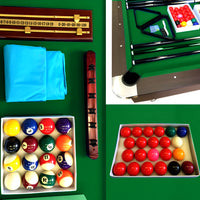Pool Table Designed for Game Rooms, 8-Foot Full Size, Automatic Ball Return, Complete Accessory Set