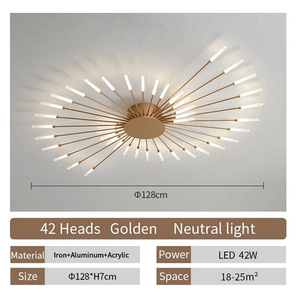 Modern LED Ceiling Lamp Living Room Dining Bedroom Ceiling Chandelier Lights Nordic Design Home Decor Indoor Lighting