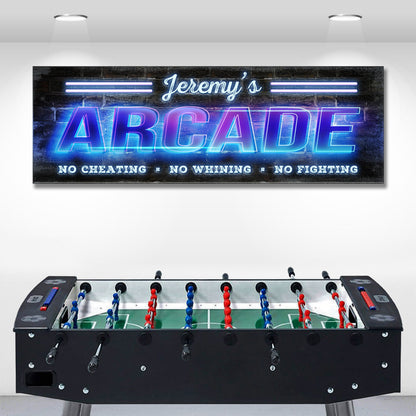 Arcade Family Sign