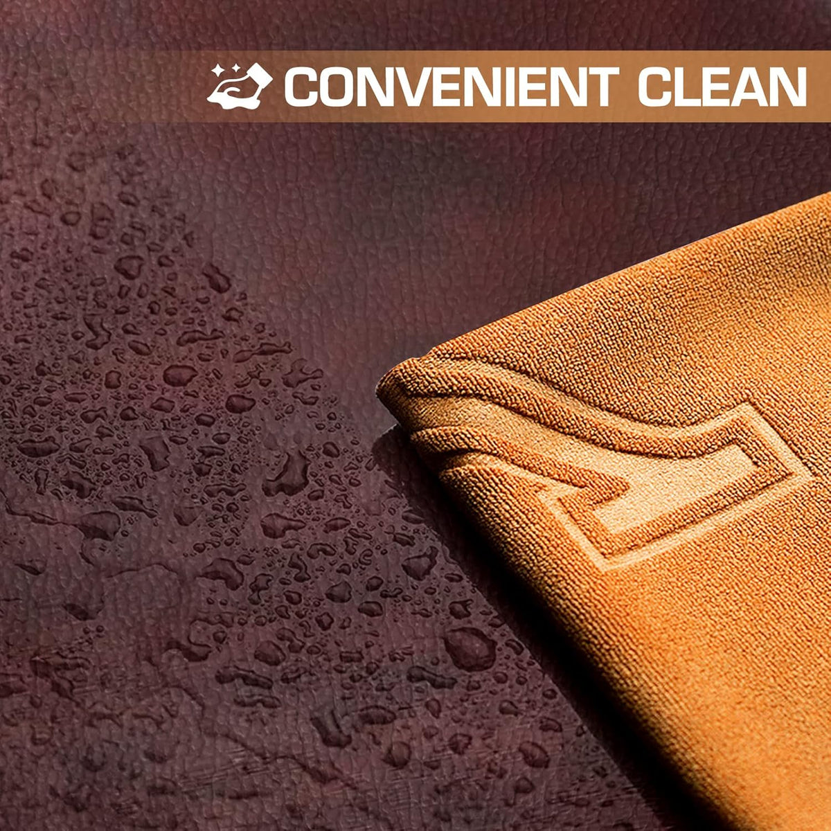 Pool Table Cover 8 Feet Leather/Brown/Waterproof Billiard Table Covers, 8Ft Pool Table Covers Outdoor for Billiard Pool Table