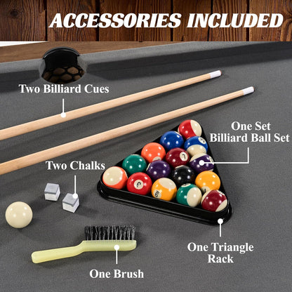 Urban Drop Pocket Pool Table, Premium Billiard Table