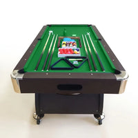 Pool Table 8 Feet Full Optional – Vintage Green — Studio Shot