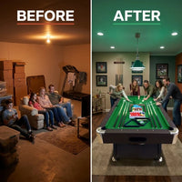 Pool Table 8 Feet Full Optional – Vintage Green — Before & After
